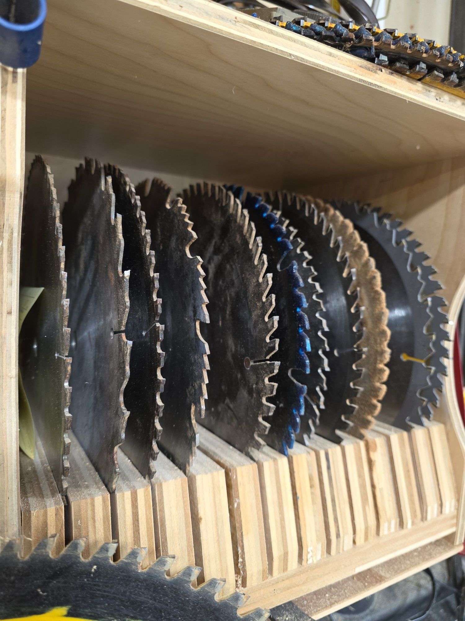 Assortment of saw blades