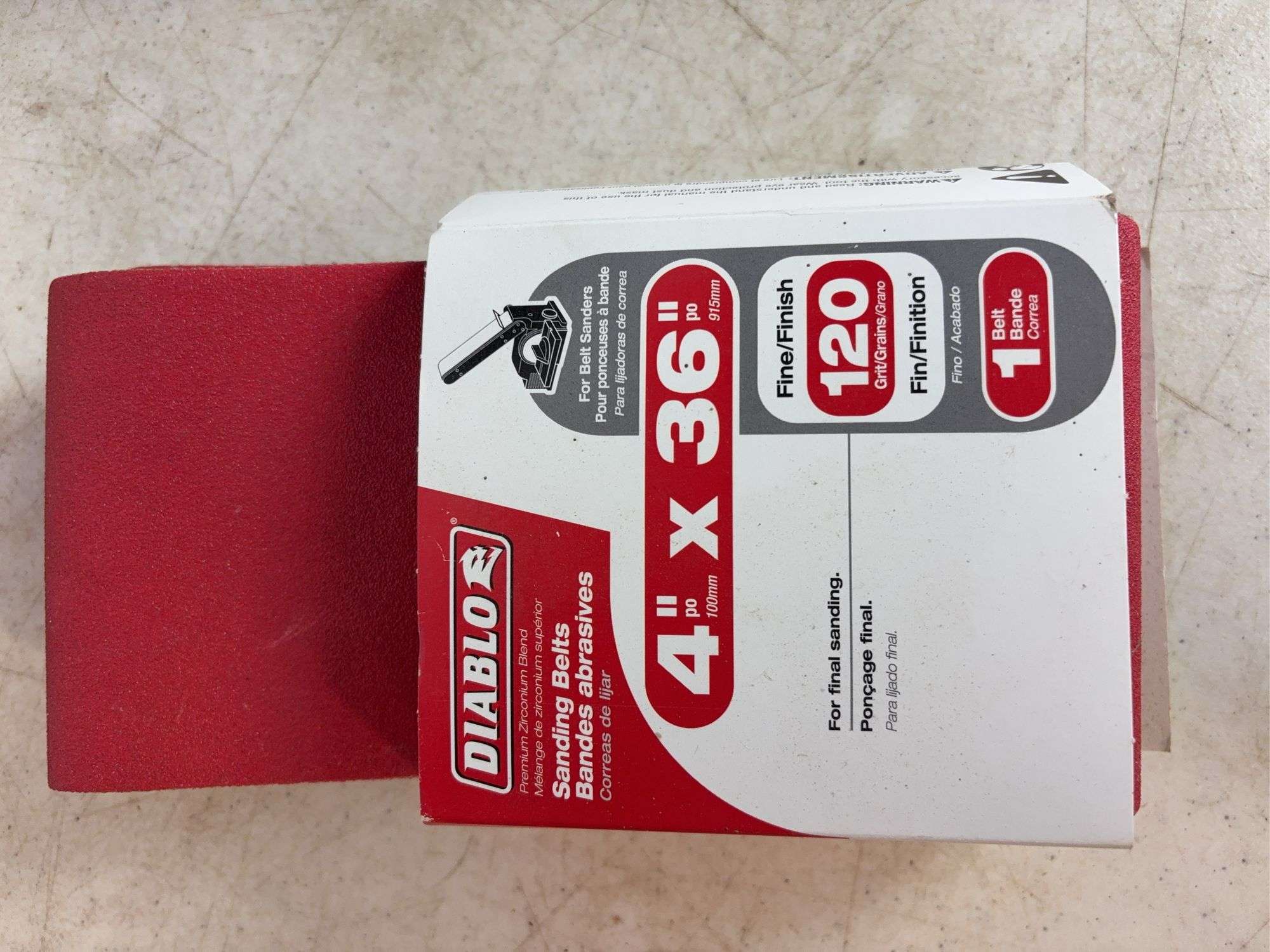 Delta 4" belt/6" disc sander with extra sanding belt