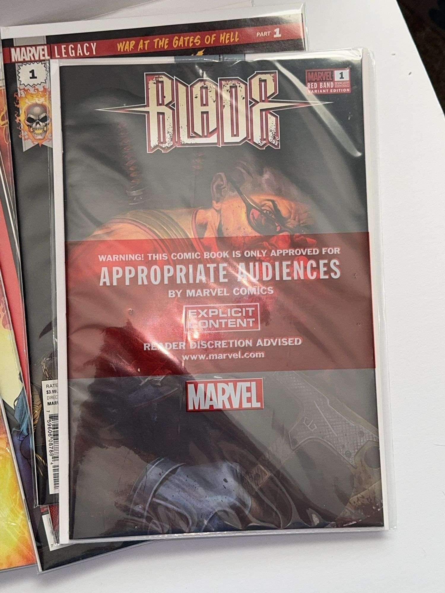 Marvel Blade, Spirit of Vengeance, Moonknight, and Midnight Sons Comics (15 Comics Total)