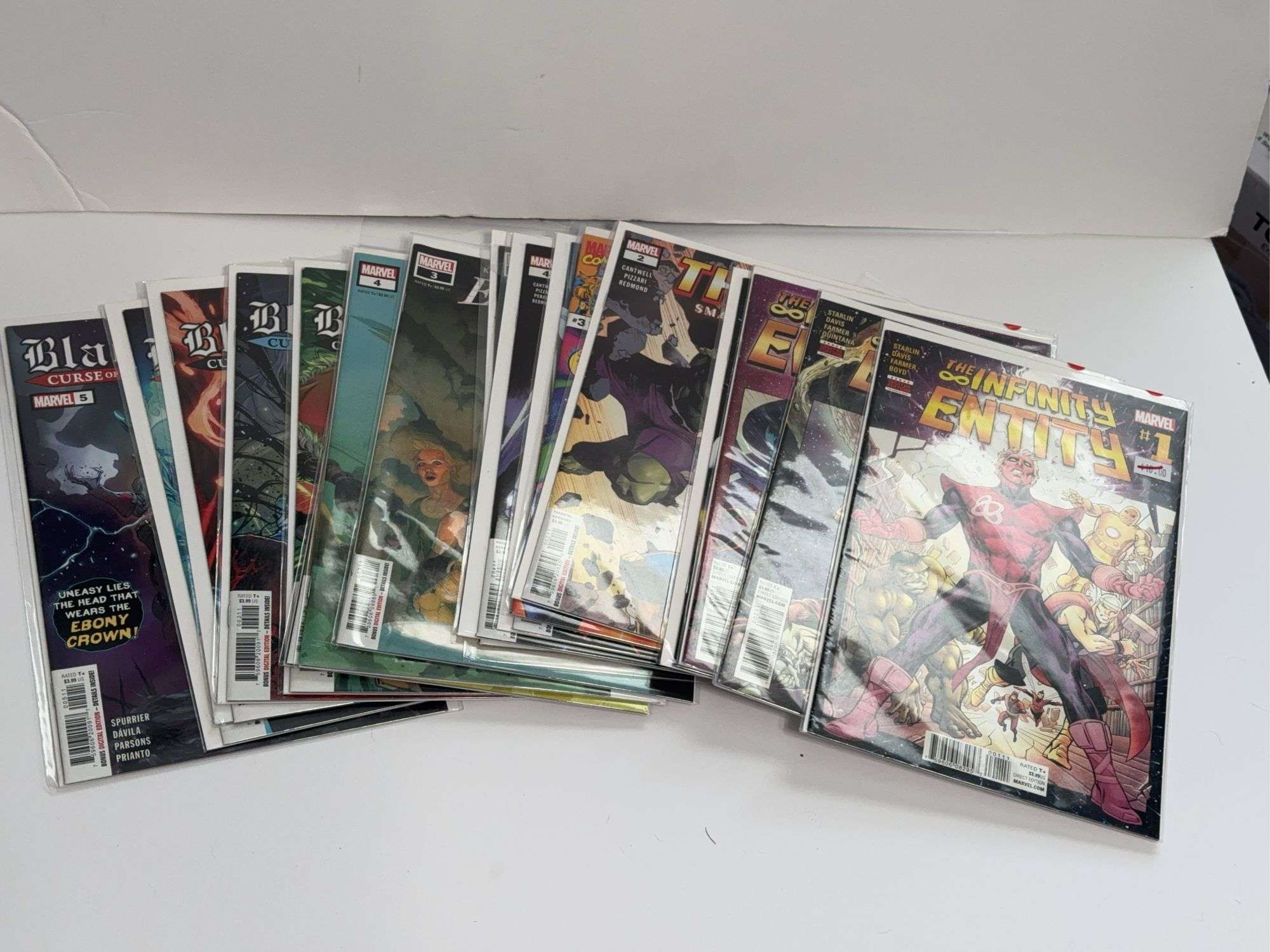(17) Marvel Comics (Includes The Infinity Gauntlet, Thanos, The Eternals, and Black Knight)