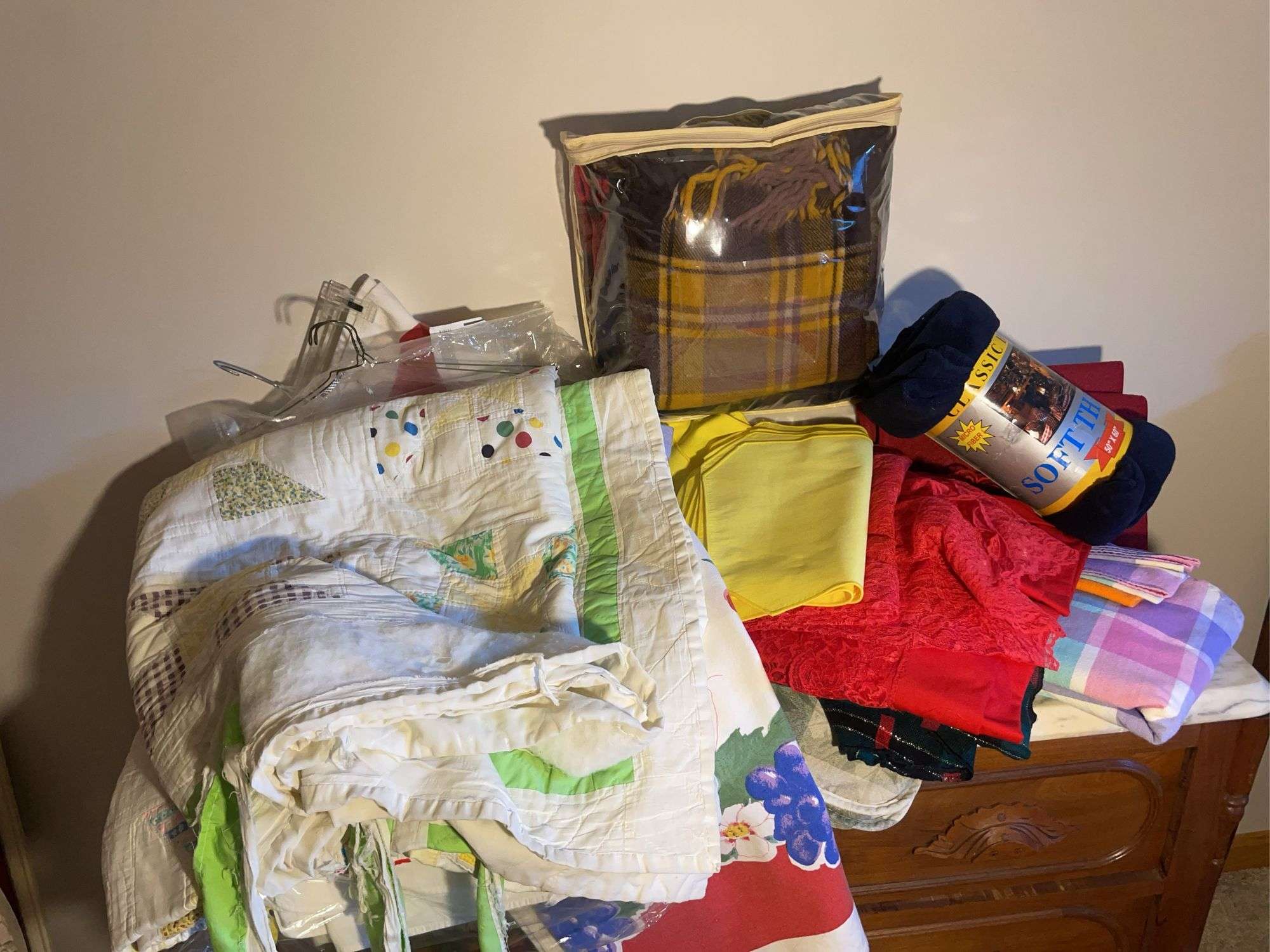 Quilt - torn, blankets, and other cloth