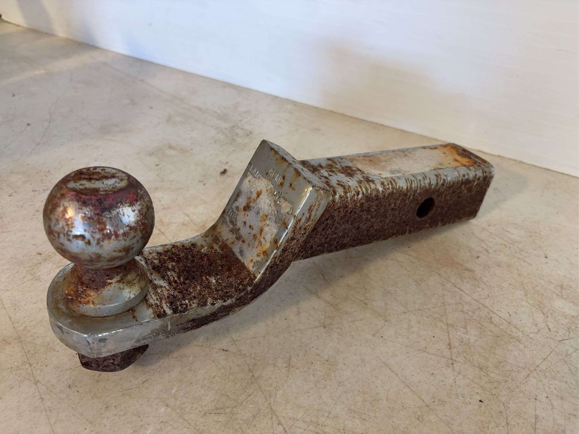 (3) drop mount hitches, (1) with 2" ball hitch