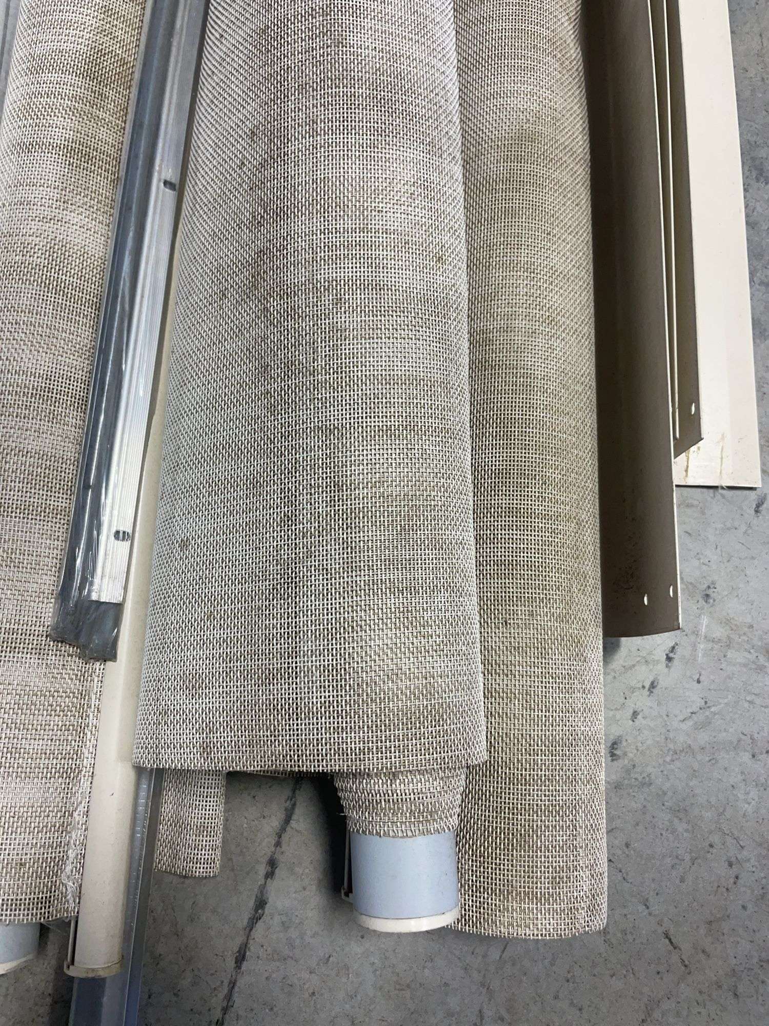 (3) outdoor awnings - see photos - 8' long