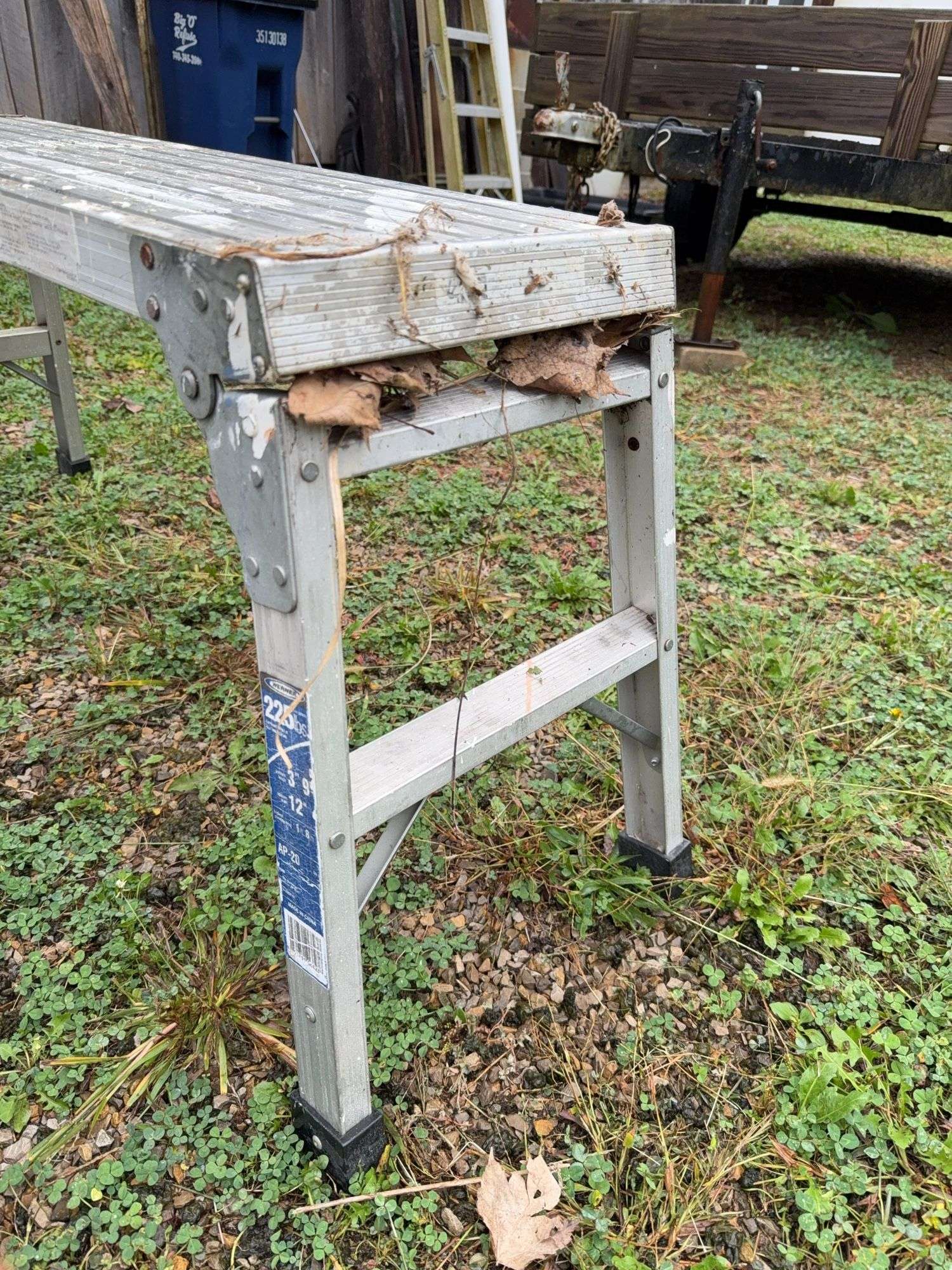 (2) 3 Ft. Werner Work Planks