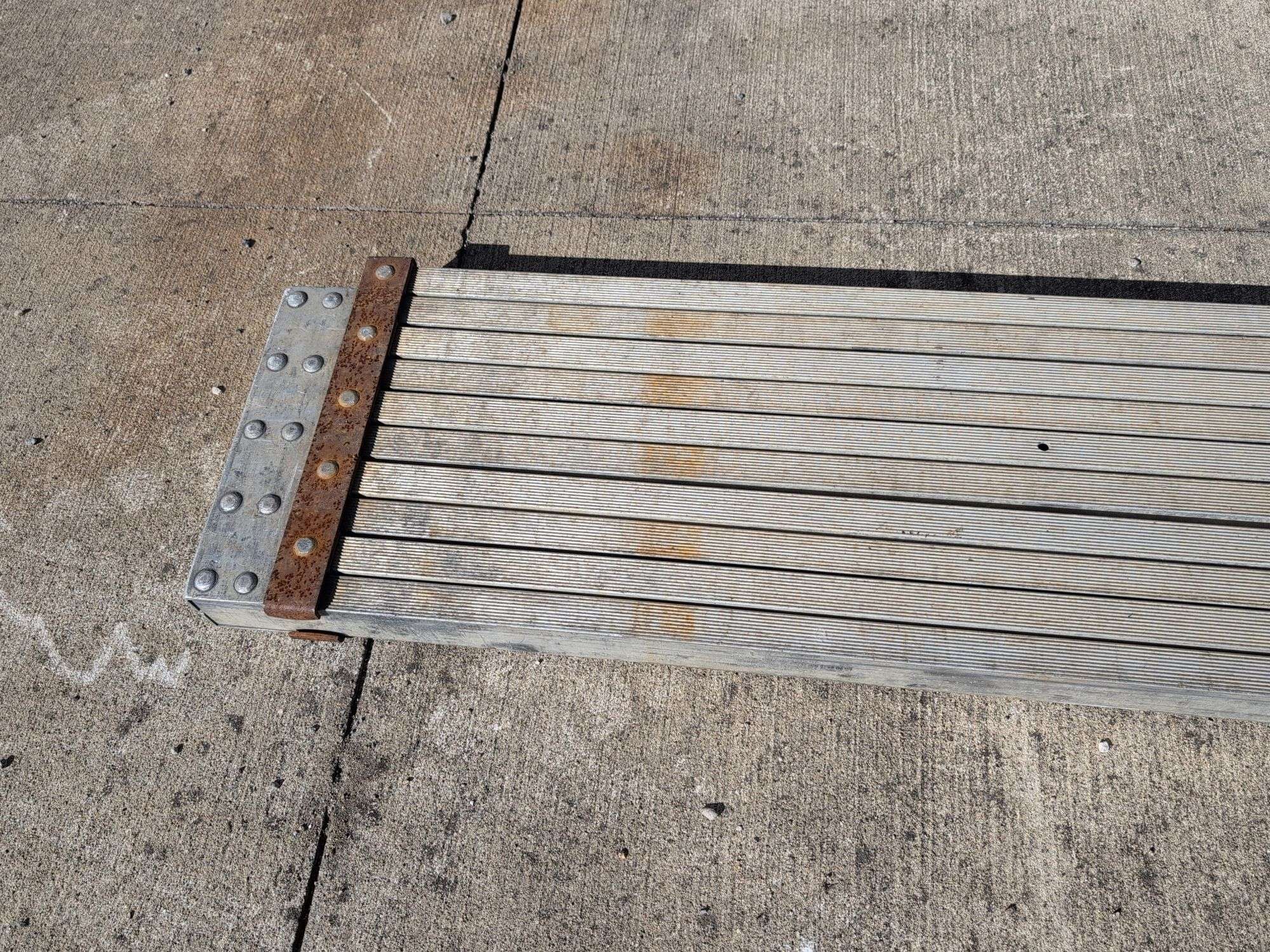 Aluminum scaffold plank - 117" long