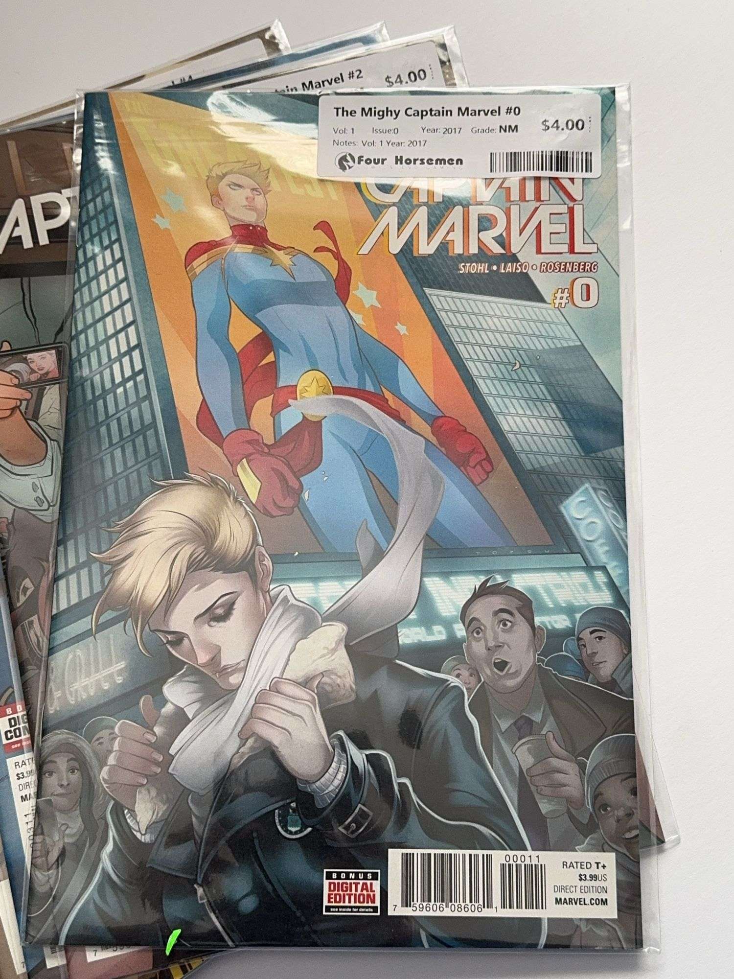 (7) Marvel The Might Captain Marvel and (5) The Might Thor Comics