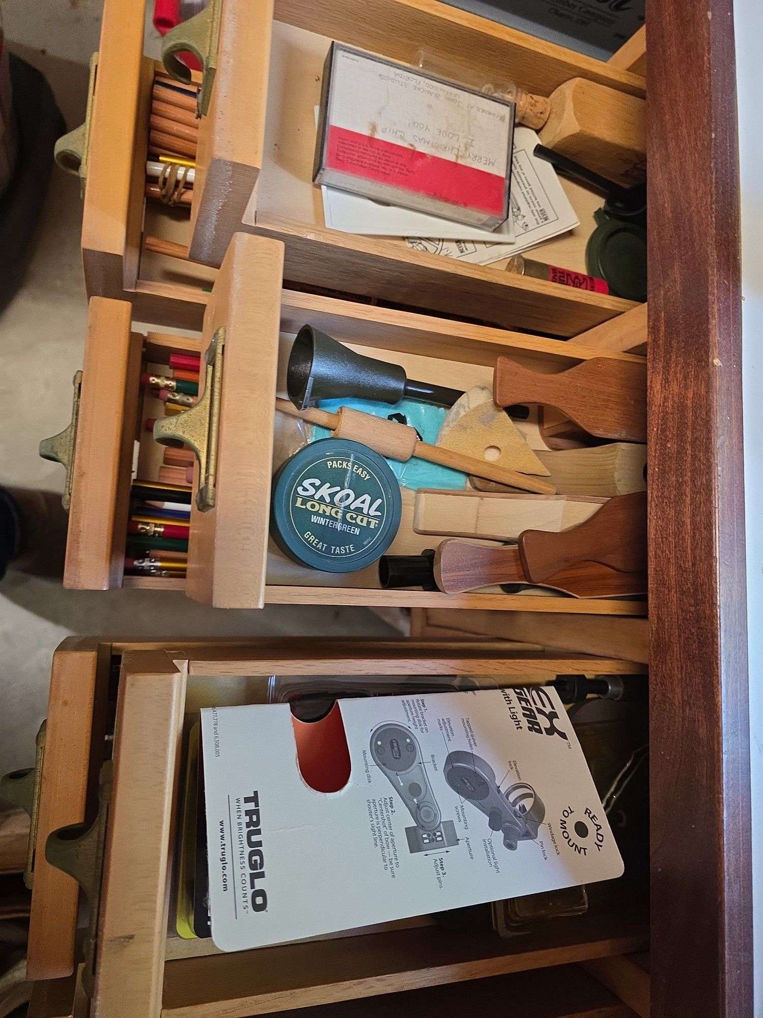 Organizer drawer cabinet and contents ( top not included)