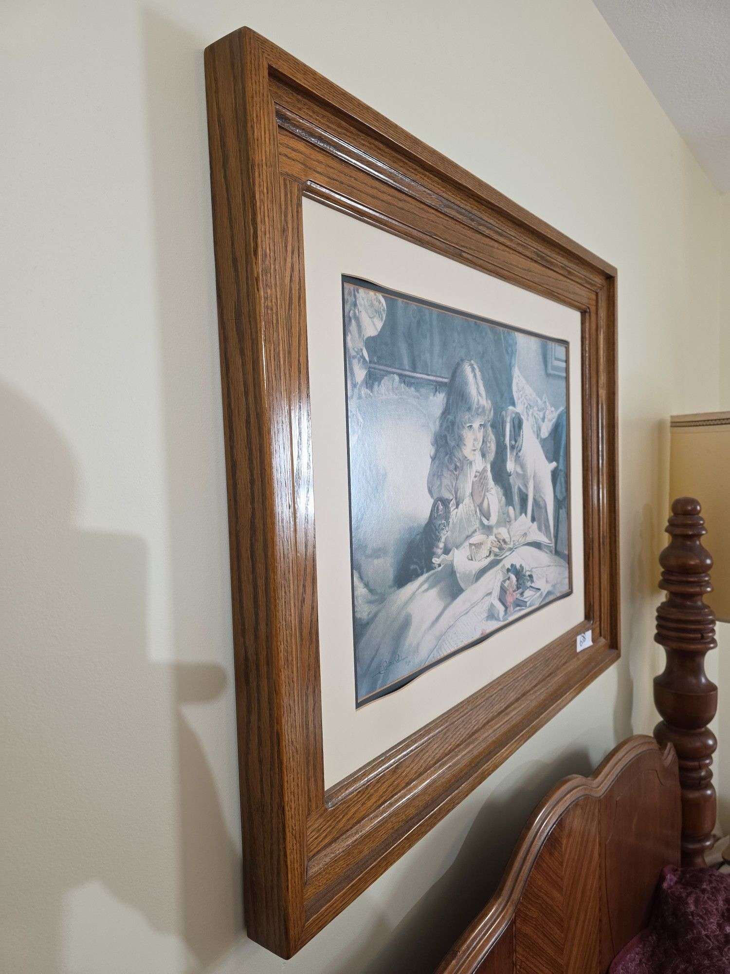 Oak Framed wall hanging