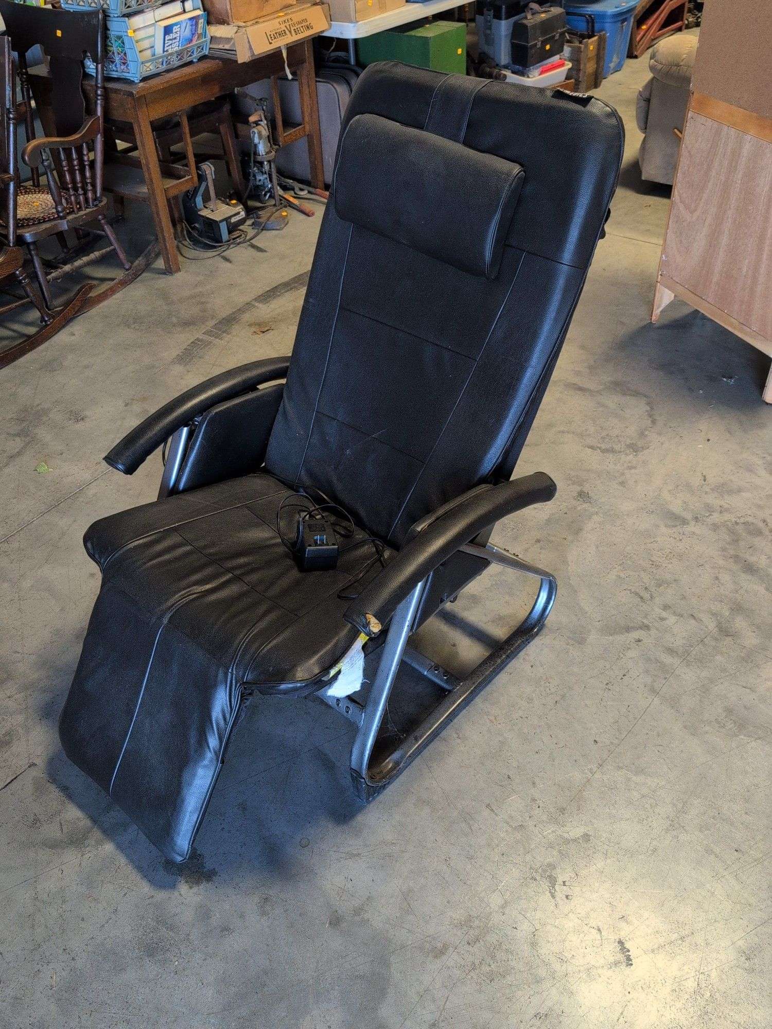 Homedics leather massage chair - some rips