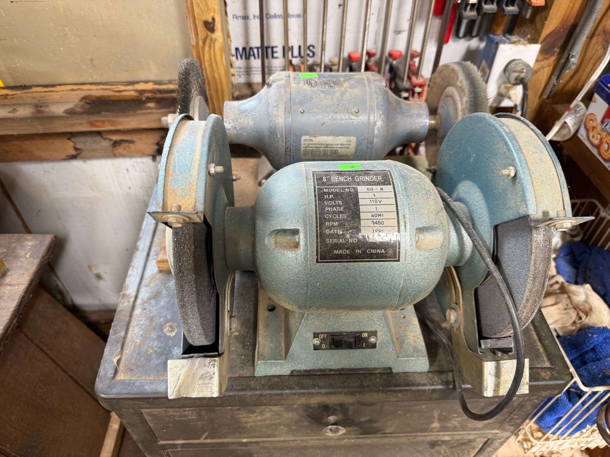 (2) Electric Bench Grinders