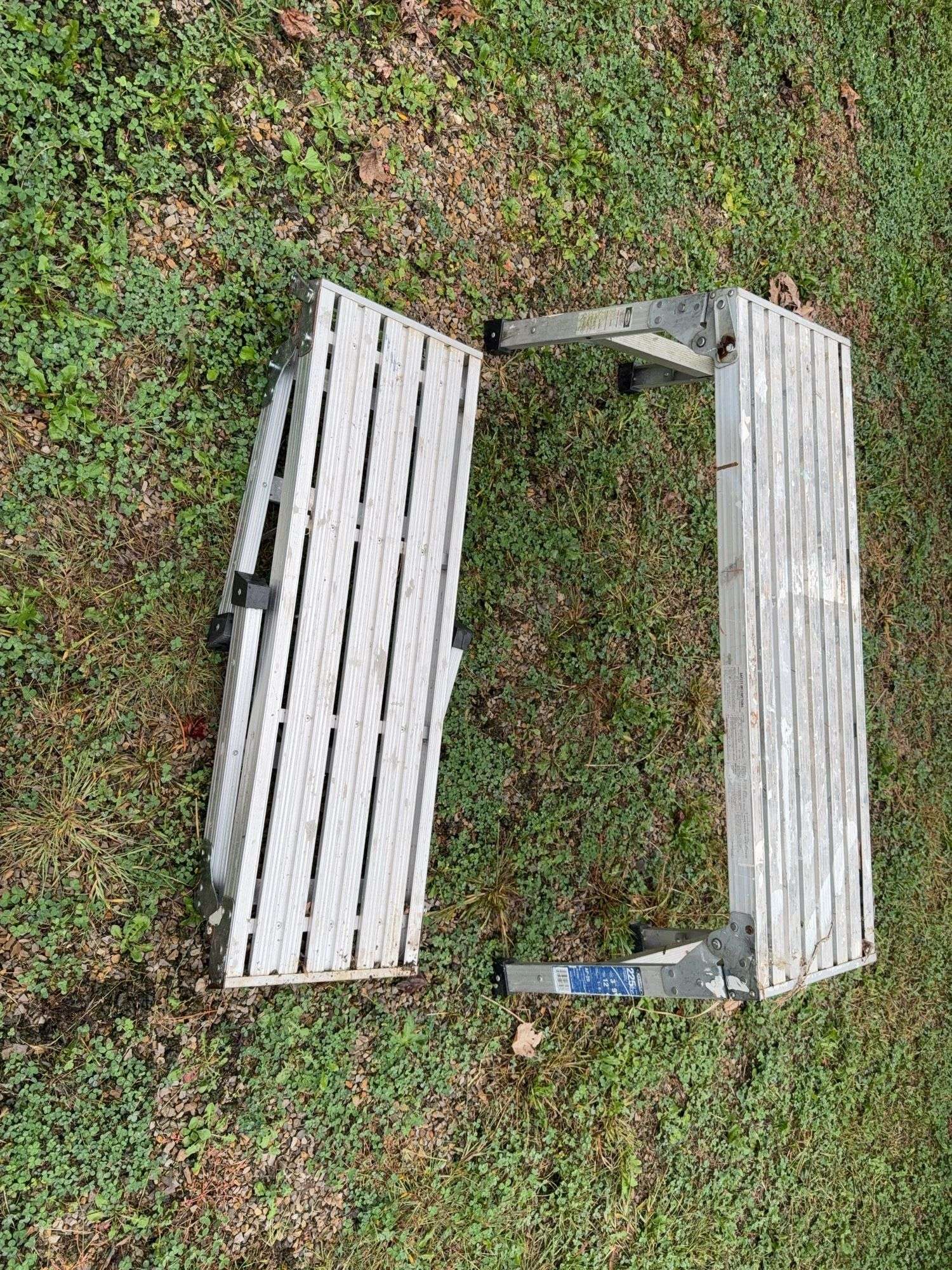 (2) 3 Ft. Werner Work Planks