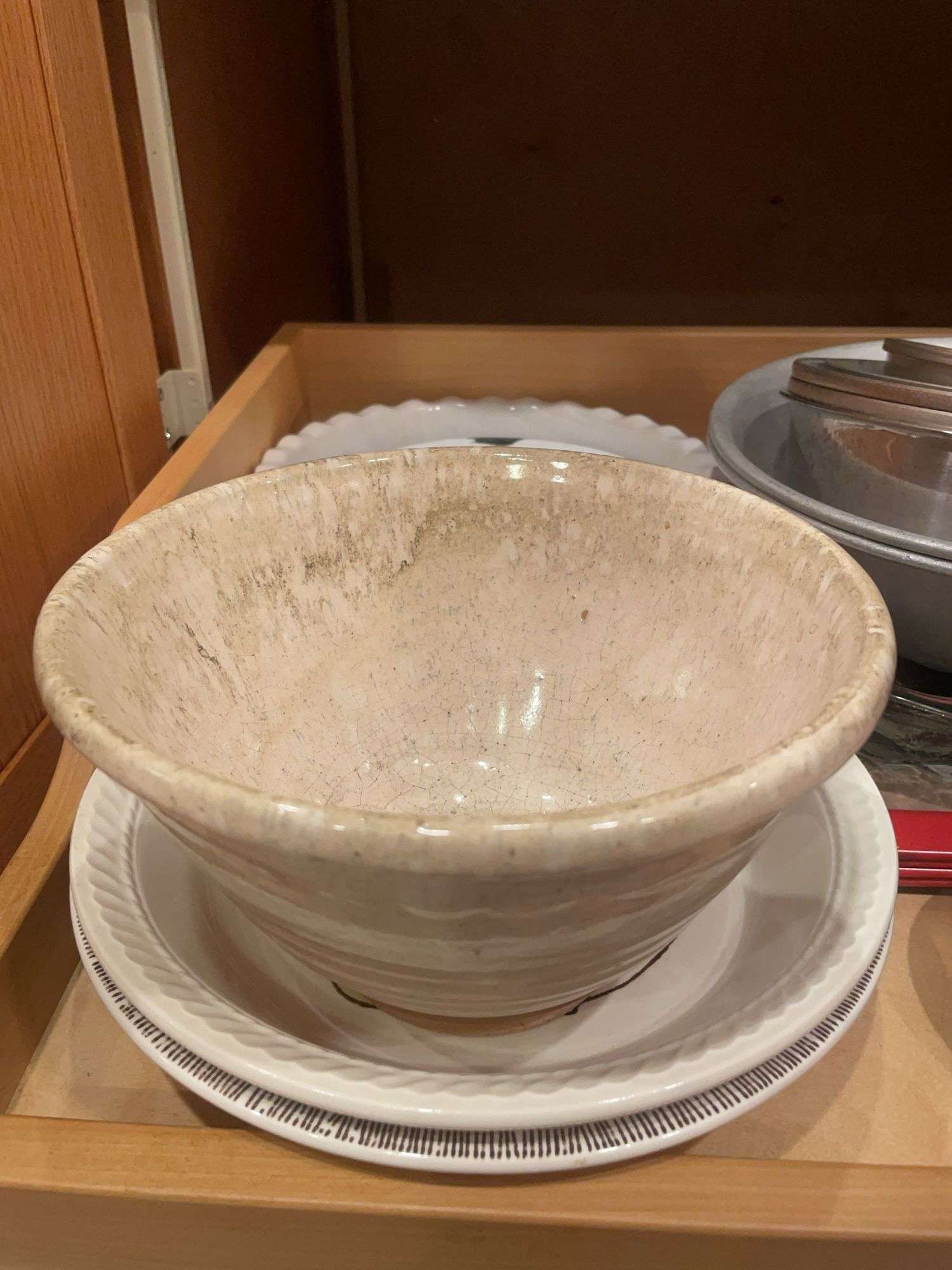 Serving dishes, mixing bowls, cake pans & more