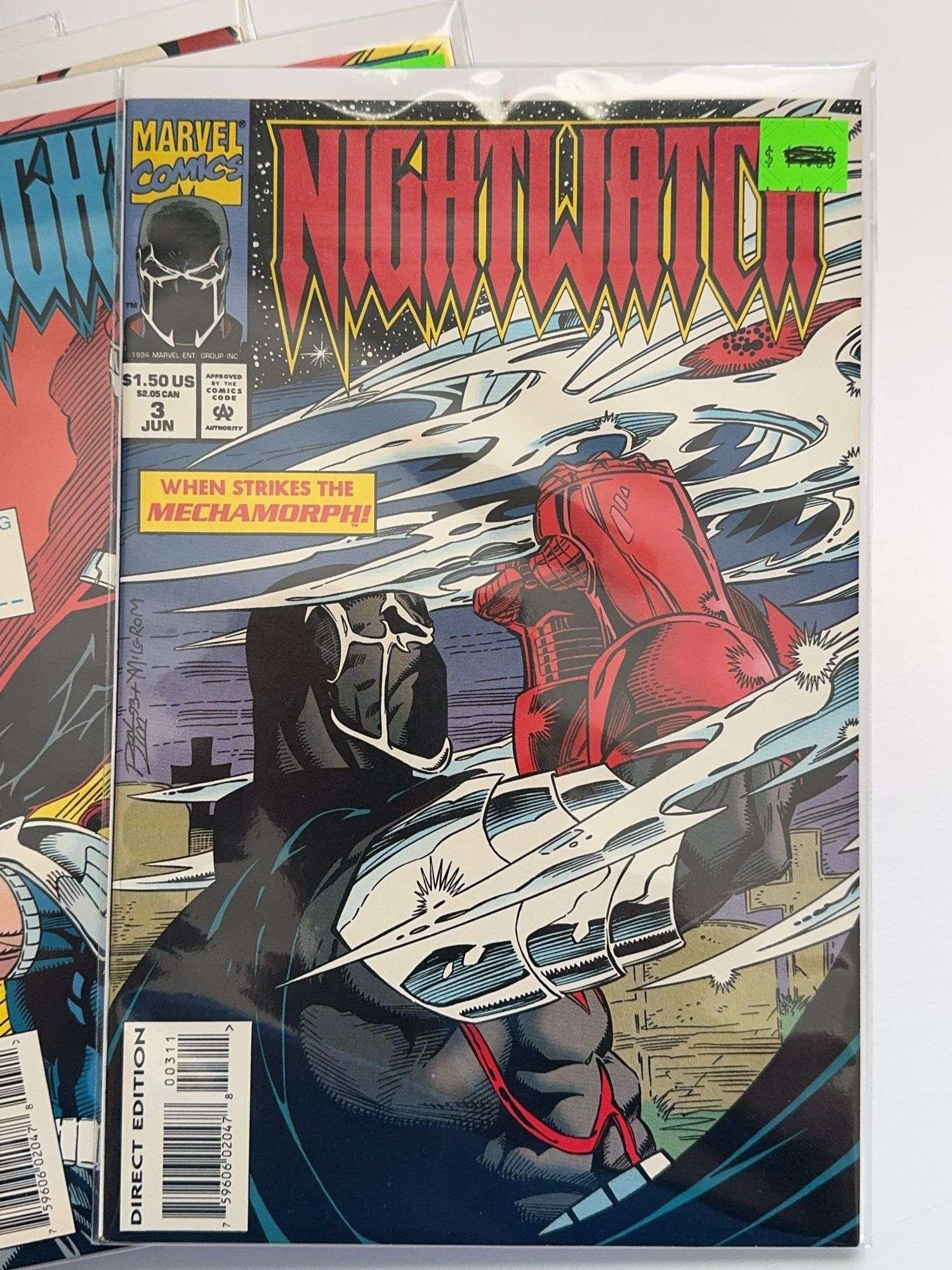 (6) Marvel Nightwatch Comics (#’s 3, 4, 6, 7, 8, and 9)