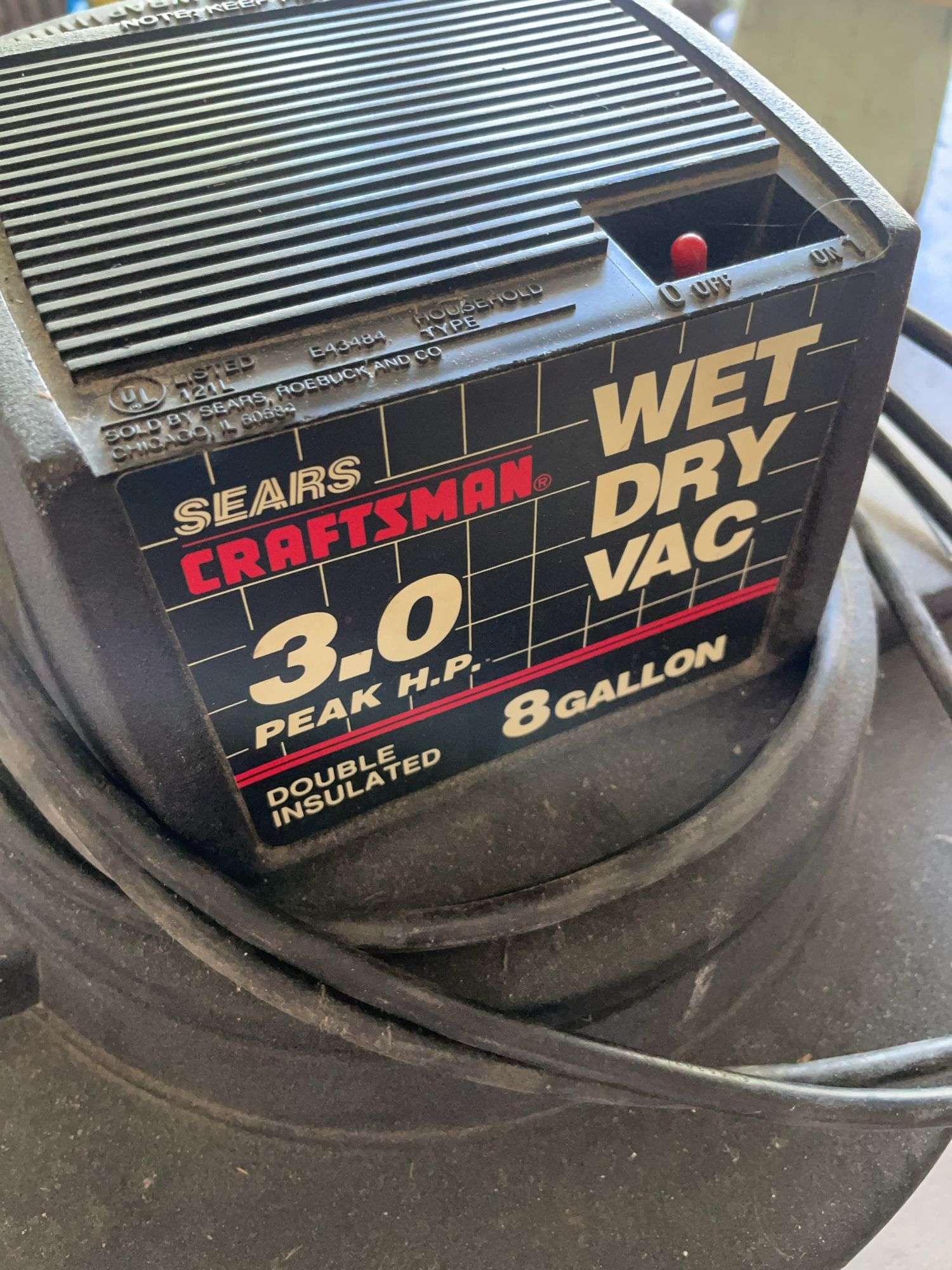 Craftsmen wet dry vac