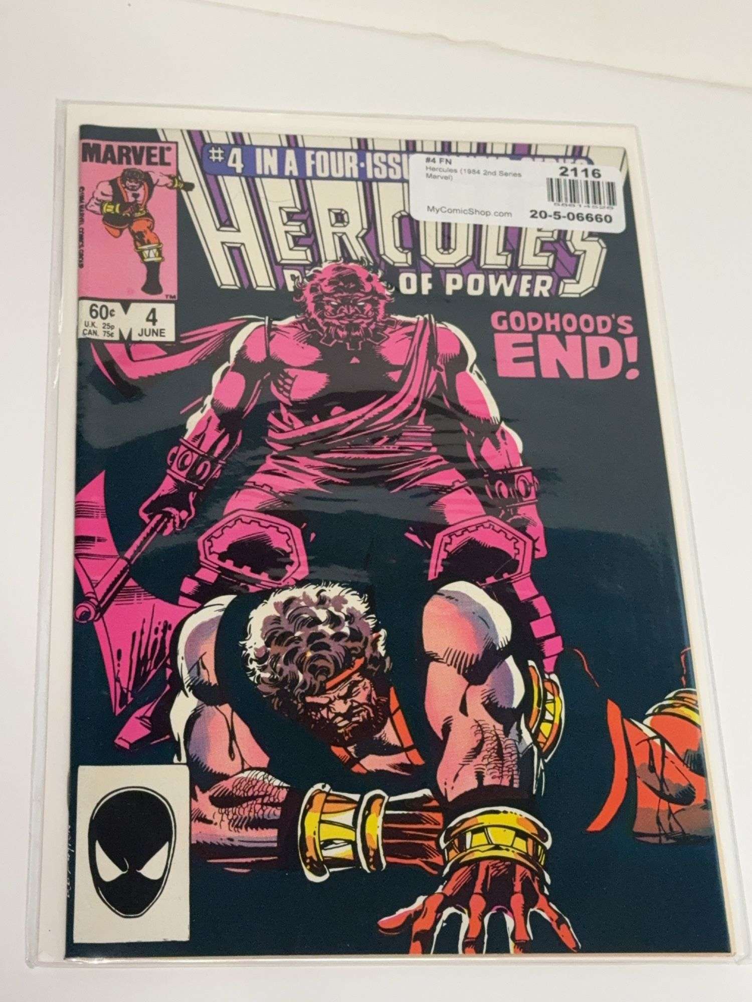 (4) 1984 Marvel Hercules: Prince of Power Comics (#’s 1-4)