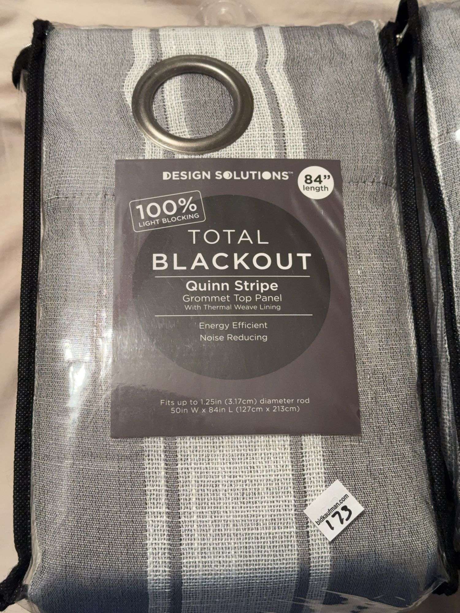 (2) Sets of 84” Blackout Curtains (NIB)