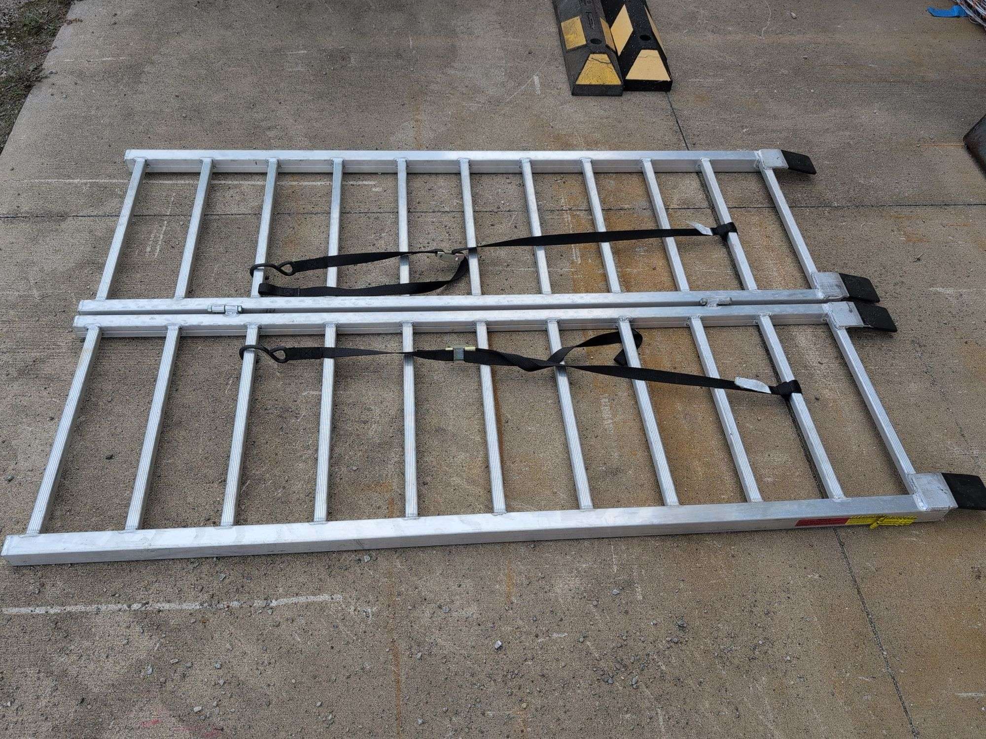 Metal ramps - 65" long and 44" wide