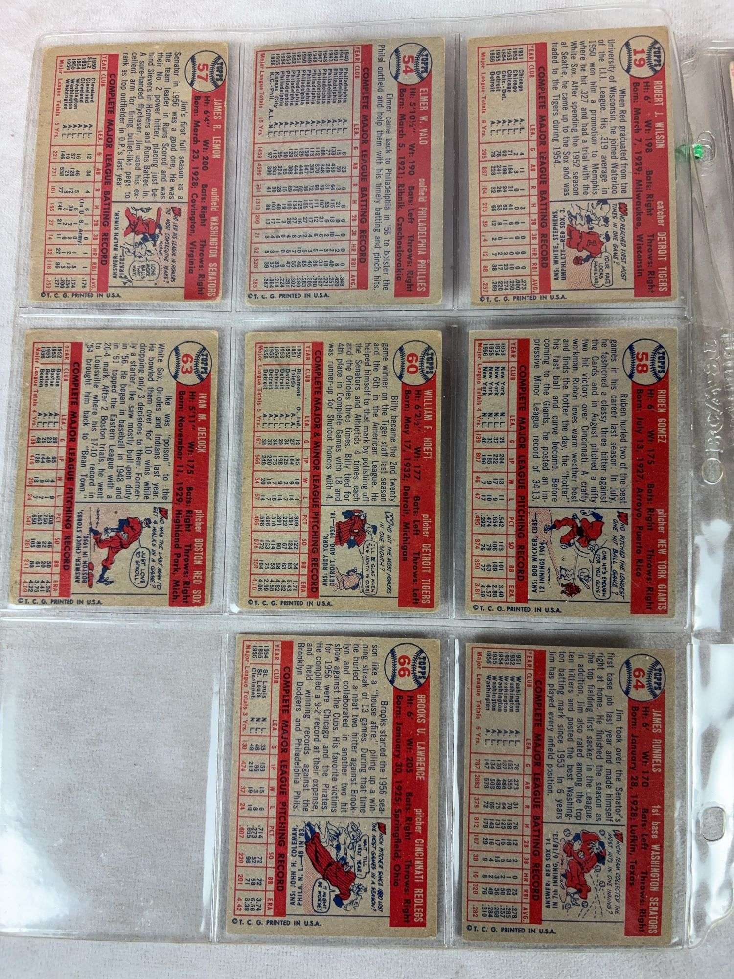 1957 Topps Series 1-3 BB 32 Card Nice Lot - EX+