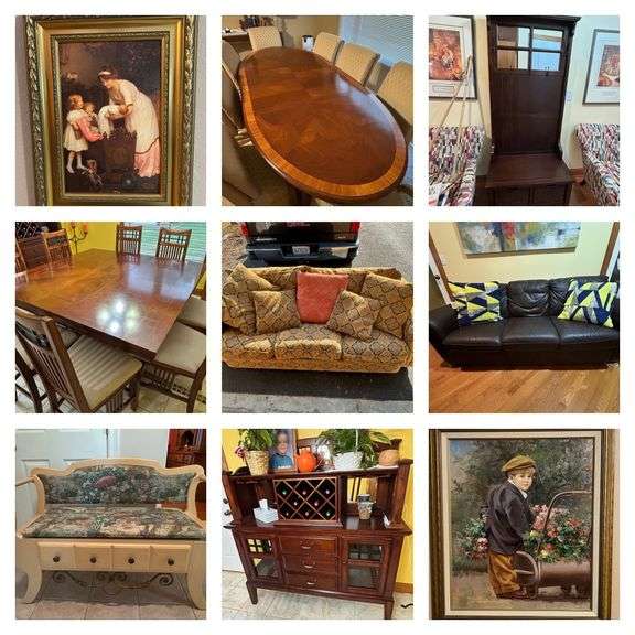 Furniture, Painting, Glass...