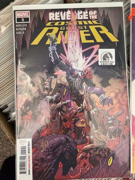 (2) Boxes of Assorted Marvel and DC Comics