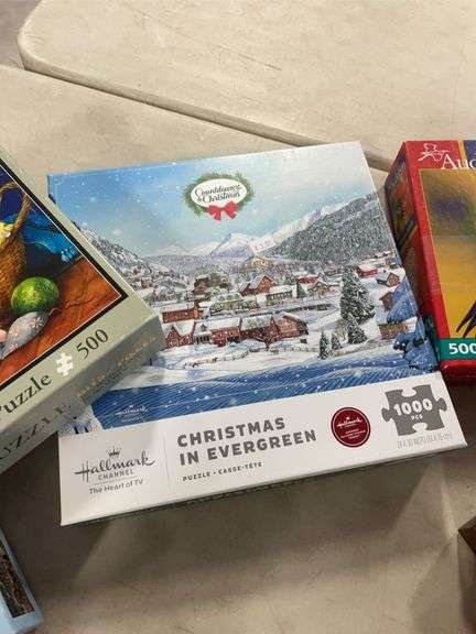 Assortment of puzzles, card and board games - see photos