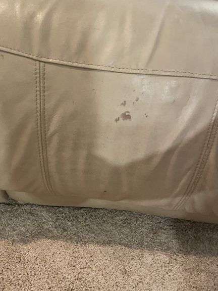 Matching couch and loveseat - loveseat worn - see photos