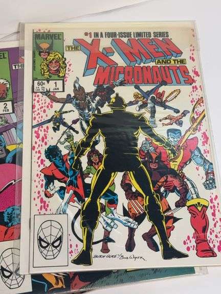 (8) X-Men Comic Books