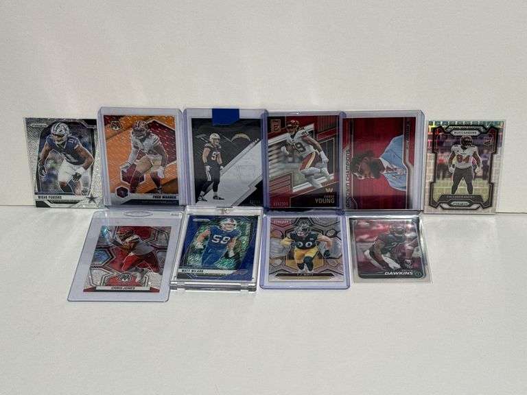 Assortment of Elite NFL Defensive Players Sports Cards