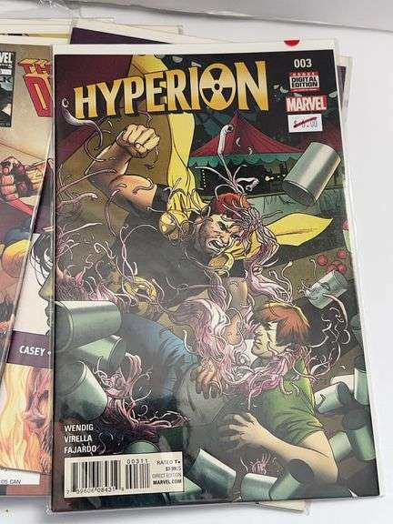 (16) Marvel Comics (Includes Inhumans, Hyperion, The Last Defenders, and Magento)