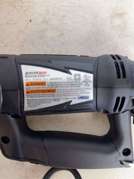 Century battery charger, rethreading set, and rotozip tool