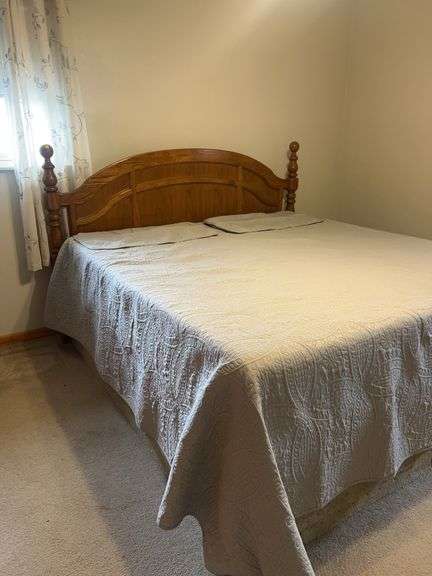 Wooden King Sized Bed WITH HANDMADE PLATFORM