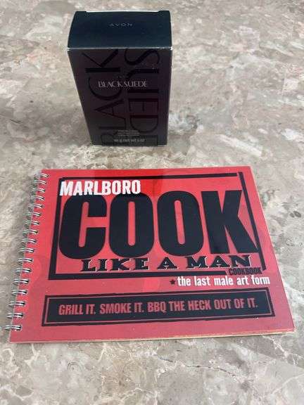 Vintage Marlboro Cookbook with Avon Soap On A Rope