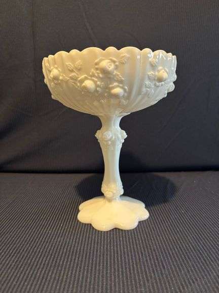 Fenton Rose High Footed Comport