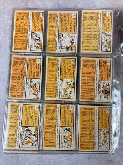 1963 Topps BB 45 Card Lot - Nice - EX- to EXMT