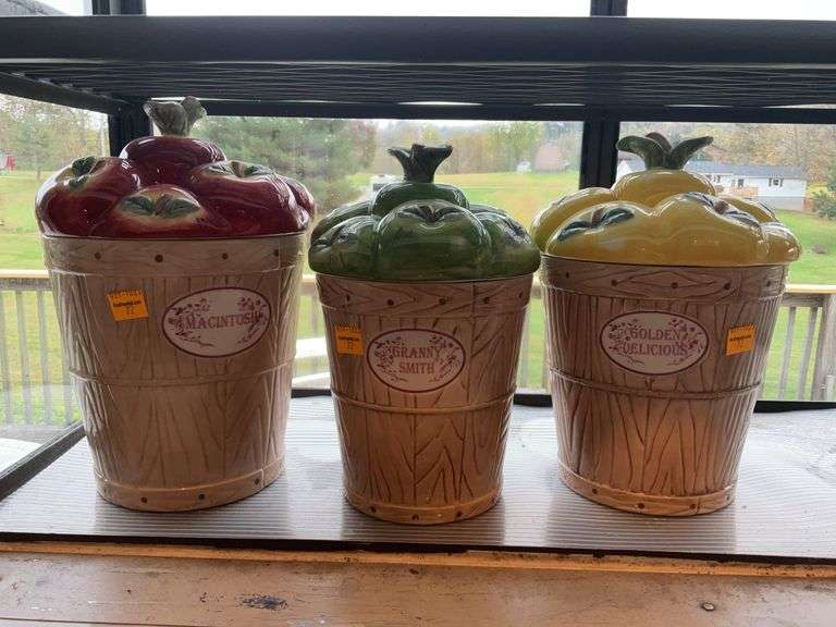 3 Piece Princess House Canister Set