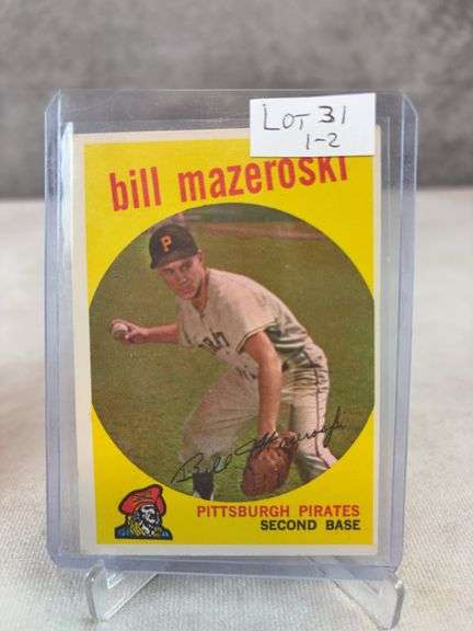Bill Mazeroski - Topps 1959 #415 and 1965 #95 - Both EX+