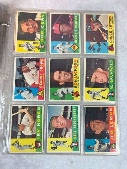 1960 Topps 100+ Card Mid Grade Starter Set