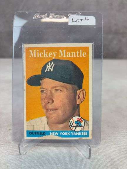 Mickey Mantle - 1958  #150 - Small Paper Loss on Front - Presents Well