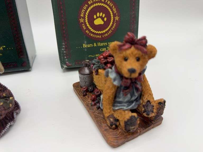 3 Boyds Bears From the Bearstone Collection