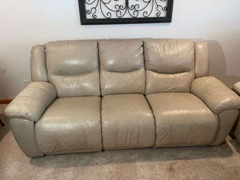 Matching couch and loveseat - loveseat worn - see photos