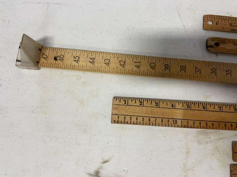 (8) local and other yard sticks - see photos