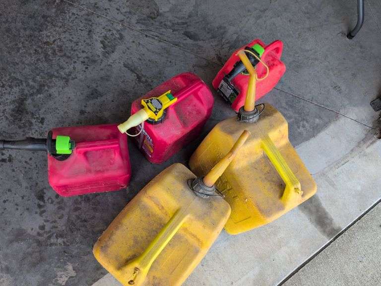 (5) gas cans - see photos