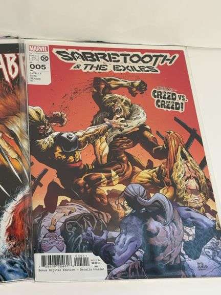 (6) Marvel Sabertooth Comics