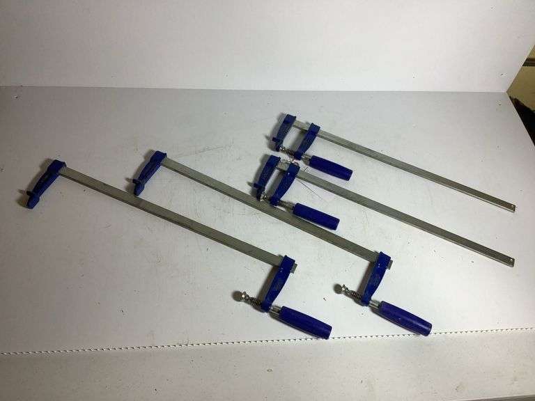 4 Sheffield England 18” Bar Speed Clamps