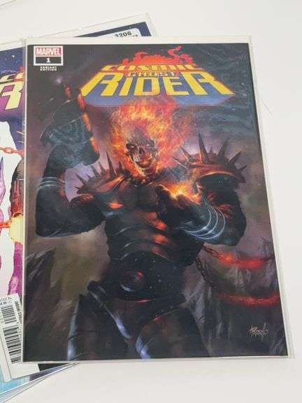 (7) Marvel Cosmic Ghost Rider Comics (3 Are Variant Editions)