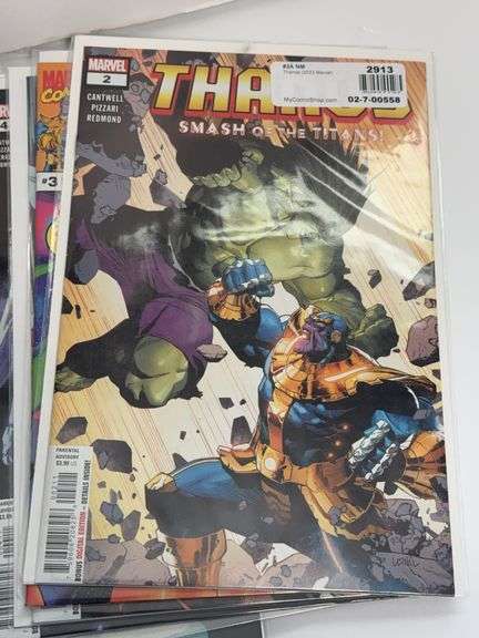 (17) Marvel Comics (Includes The Infinity Gauntlet, Thanos, The Eternals, and Black Knight)
