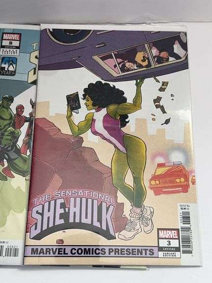 (5) Marvel Variant Edition The Sensational She-Hulk Comics (#’s 1, 2, 3, 8, and 9)