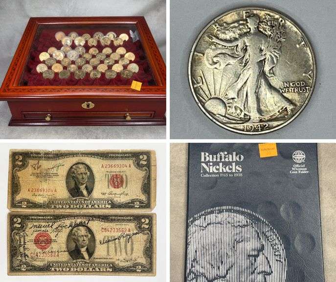 Silver Coins, Morgan Dollars, Walking Liberty Halves (WV)