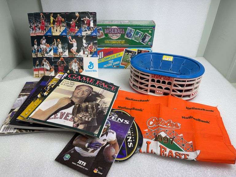Football Basketball & Baseball Collectibles