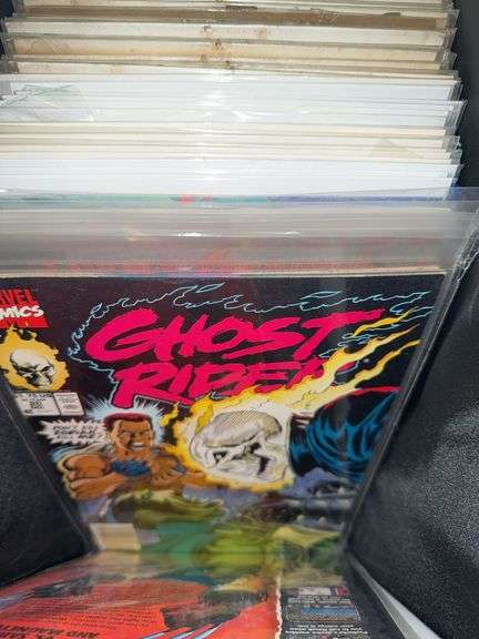 Large Assortment of Marvel Wolverine, Ghost Rider, and Spiderman Comics
